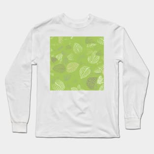 Autumn, Leaves Pattern 9 Long Sleeve T-Shirt